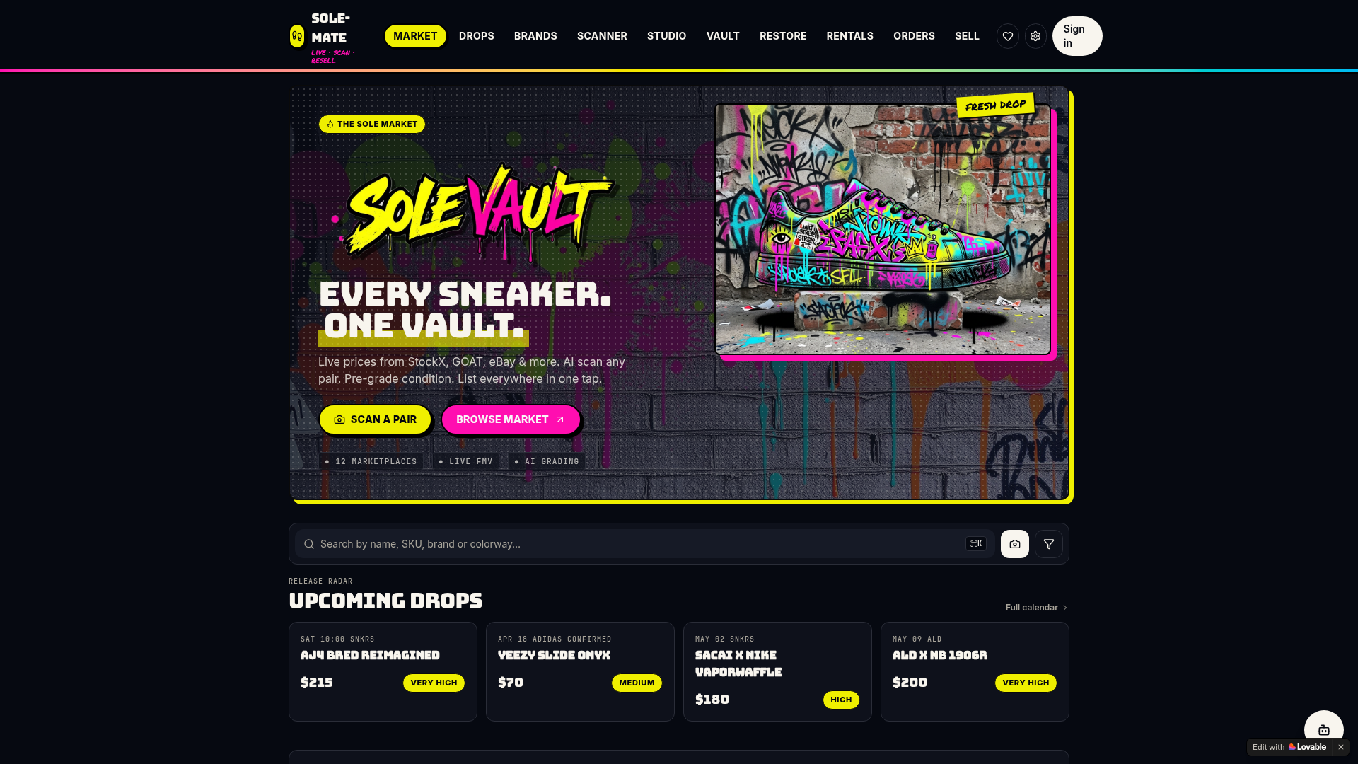 Sole-Mate screenshot